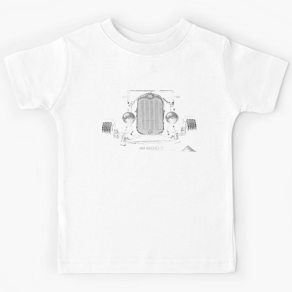 1929 Ford Model A Hot Rod black Classic Kids T-Shirt 130