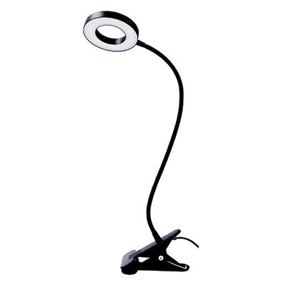 Clip On Reading Light 48 LEDs 5000K To 6500K 5?10W Firm Clamping Flexible Eye Protection Clip Desk