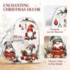 Christmas Heart Acrylic 2D Flat Desktop Ornament for Holiday Decoration