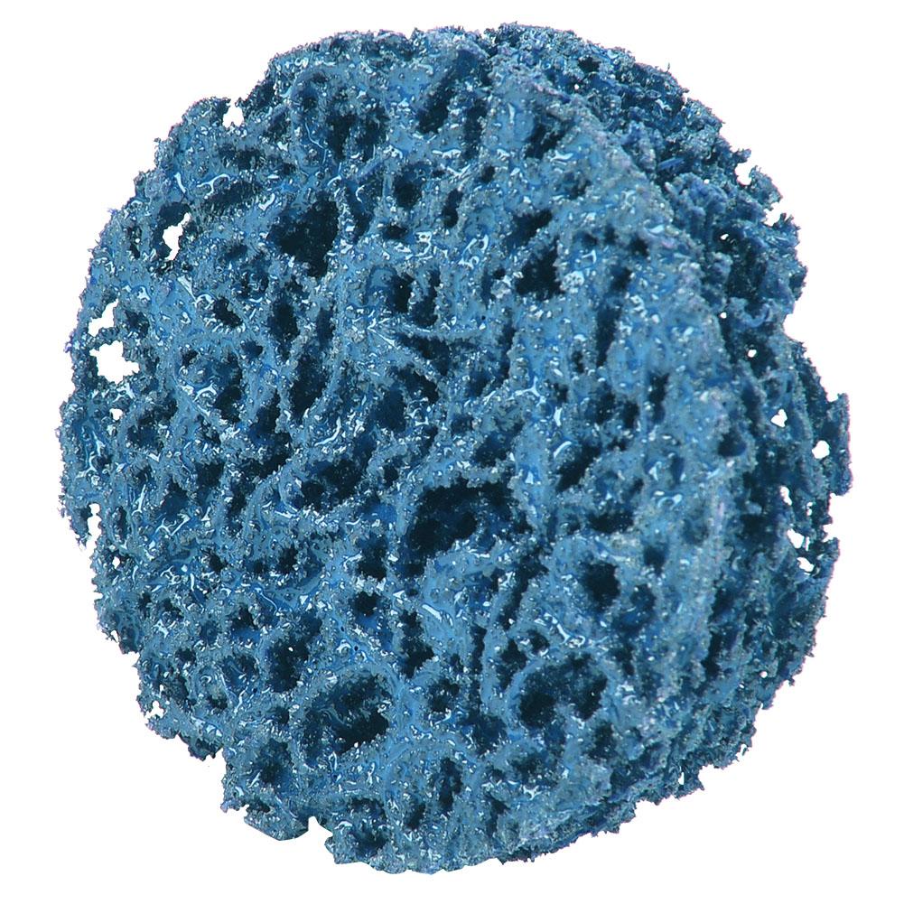 2inch 50mm Poly Strip Polishing Disc Roll Lock Grinding Wheel Rust Paint Remover (Blue)