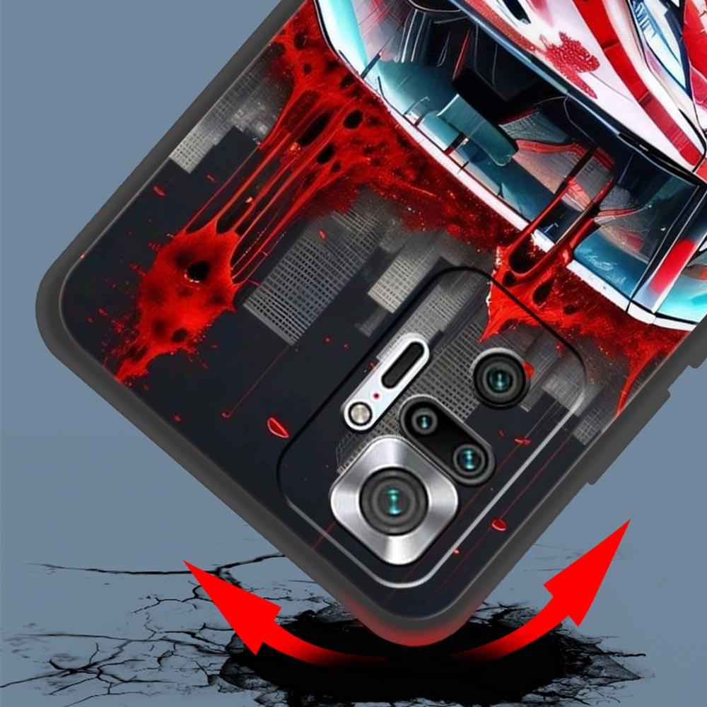 Cool Sports Car Phone Case For Xiaomi Redmi Note 14 13 5G 10 11 12 Pro Plus 4G 14C 13C 12C 10C Black Cover