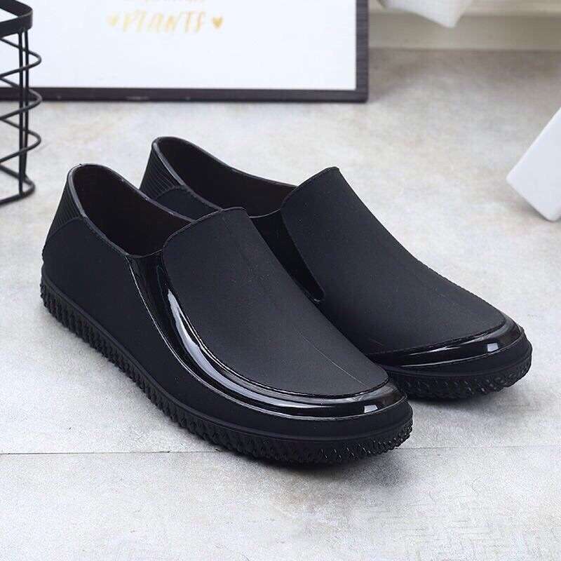 

Мужские модные короткие резиновые сапоги, мужские нескользящие, водонепроницаемые и износостойкие резиновые сапоги, флисовые теплые низкие кухонные рабочие сапоги мужские 44