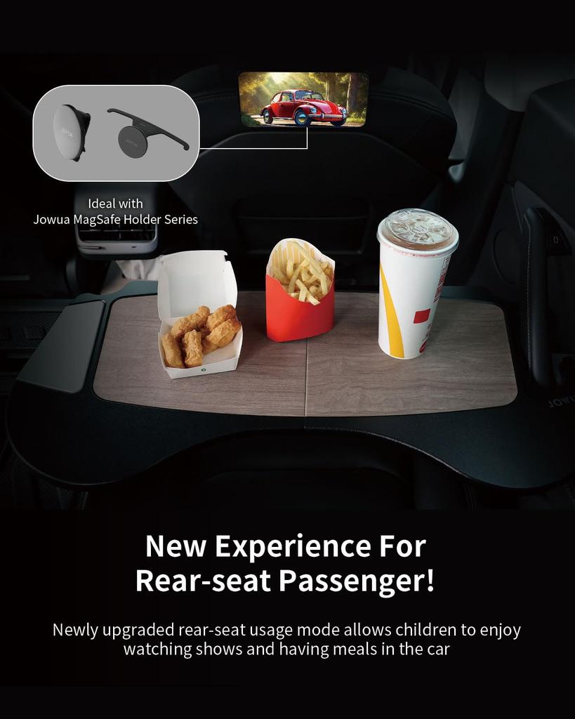 Jowua Foldable Car Tray for Tesla Model 3 Y/X/Model S, Premium Material, Fits Model 3/Y Front Trunk