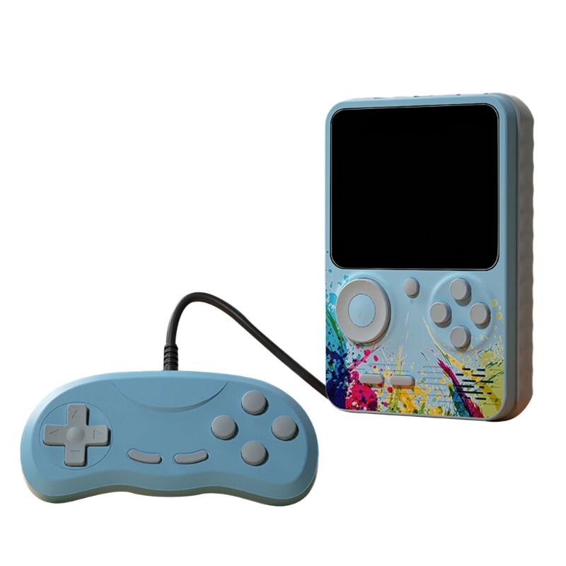 500 in 1 Gamepad with 500 Classical Game 1000mAH Battery Portable Game Console for Kids Adults Support Connecting to TV