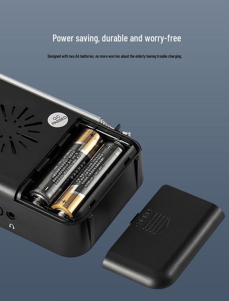 Popular In-Stock Portable Radio with Clear Sound for Easy Listening