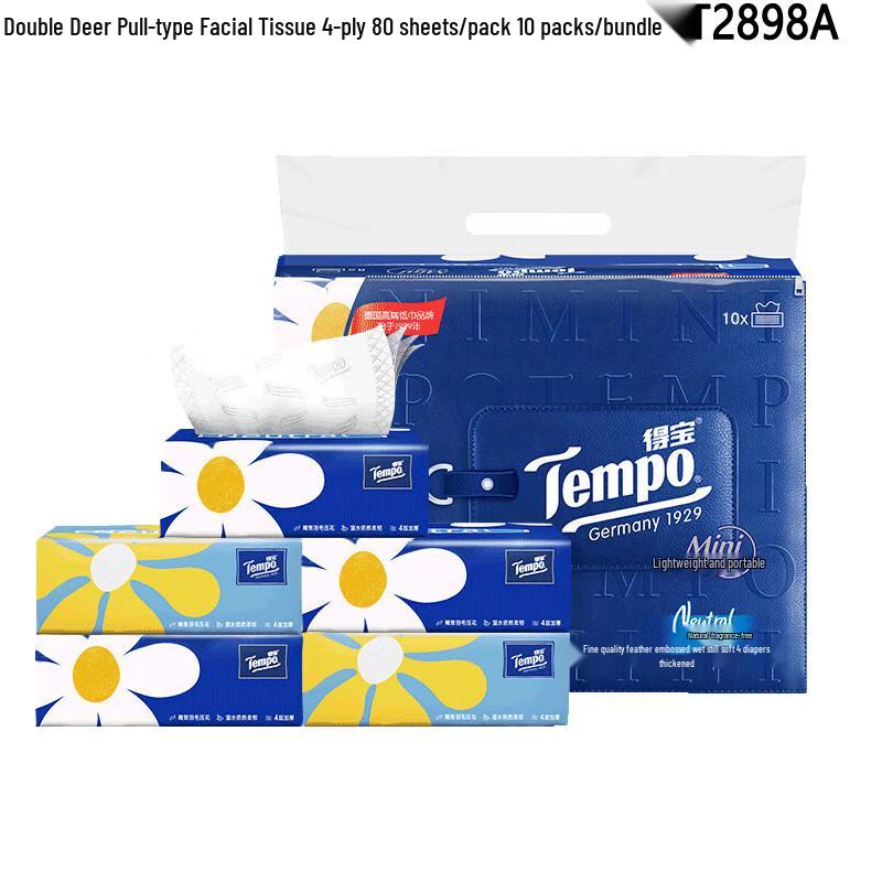 Tempo Mini Series Facial Tissues - Bulk Pack