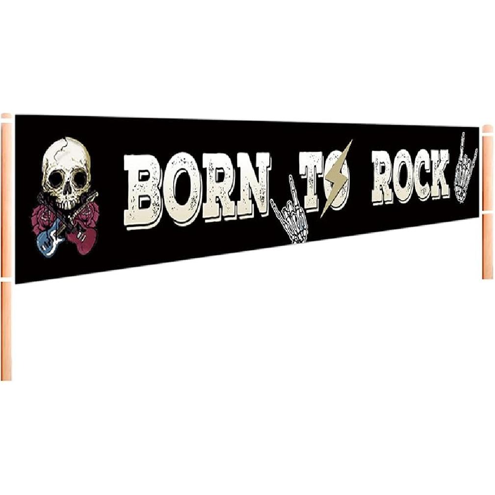 Large Star Galaxy Happy Birthday Yard Banner, Universe Wars Birthday Party Decoration Supplies, Galaxy Photography Decoration for Kids, Space Wars Rock Bday