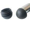 Round Plastic Black Furniture Accessories Non Slip Plugs Chair Leg Caps Floor Protector Dust Cover
