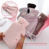 Rubber For Waist Hand Foot Warming Hand Warmer Hot Water Bag Hot Water Bottle With Faux Fur Cover