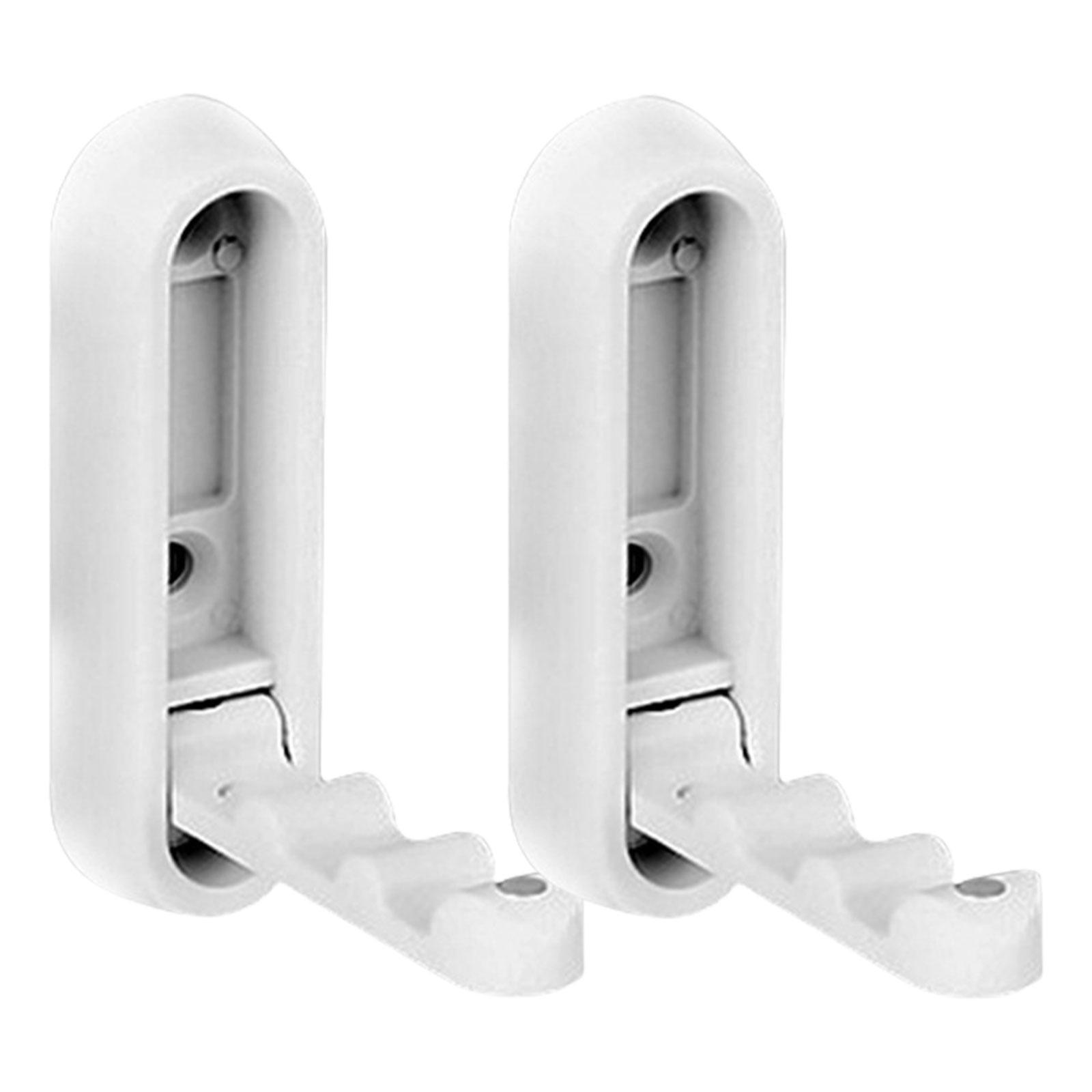 

Foldable Wall Hangers Hanging Solution Contemporary Wall Hook Elegant Wall Mounted Hook 2pcs for Bathrooms & Kitchens 3