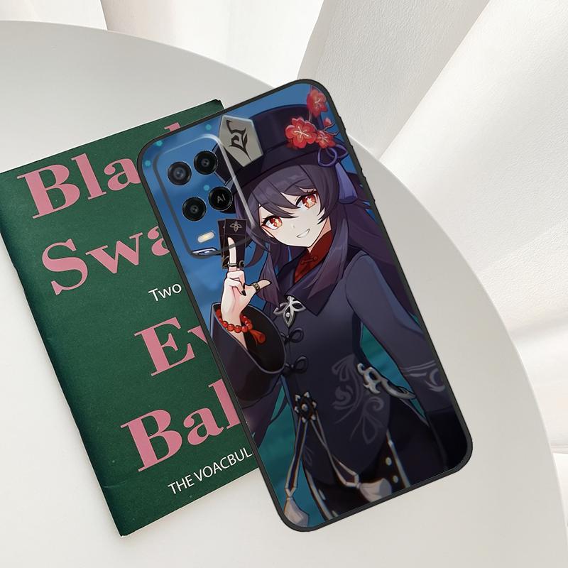Hu Tao Genshin Impact For OPPO A98 A78 A18 A38 A58 A5 A6 Pro A15 A17 A57 A16 A76 A96 A54 A74 A94 A40 A60 A80 Case