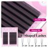 New Arrival U Shape YY Eyelashes Extensions 3DW U5DW Lashes Extension Premade Volume Fans False Eyelashes U Shape W Bloom Lashes