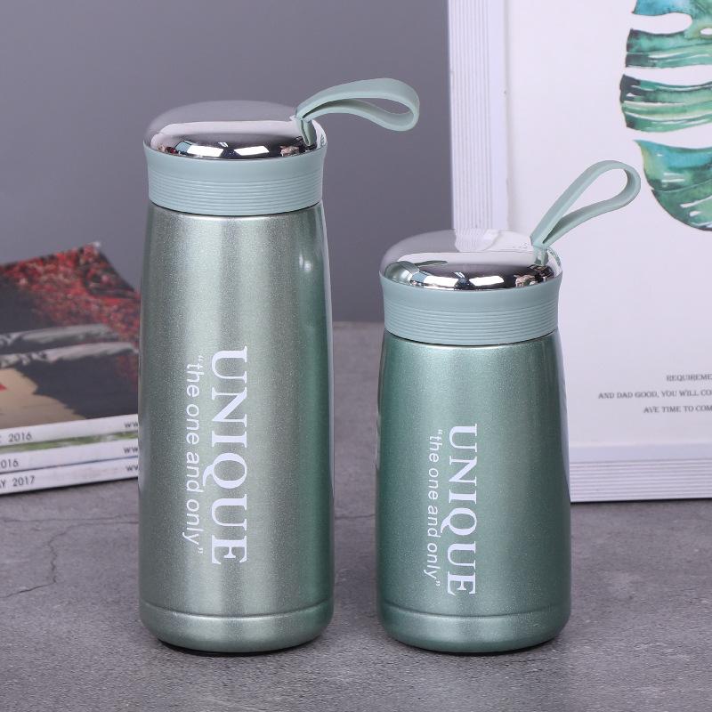 Electroplated Cover Silicone Handle Thermos Cup Home Pocket Version Portable Thermos Cup