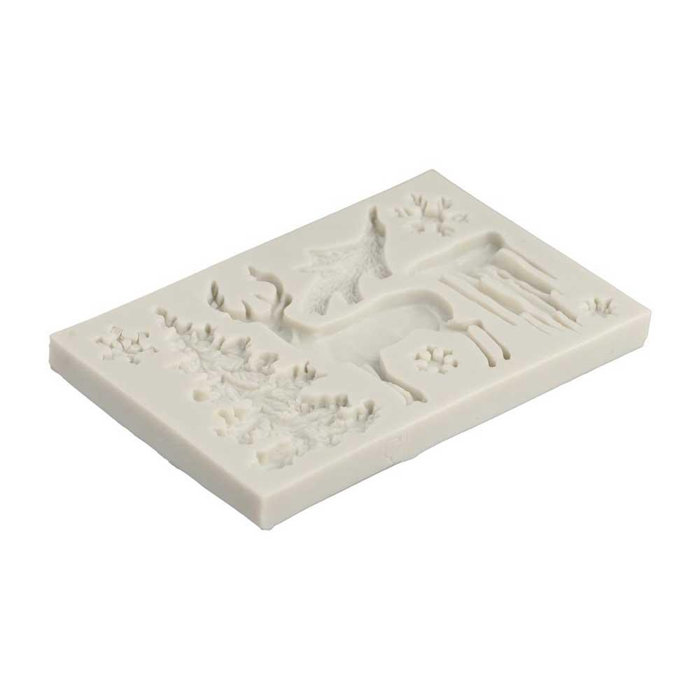 Christmas Series DIY Handmade 3D Christmas Mold Chocolate Mold Cake Decoration Decorative Mould