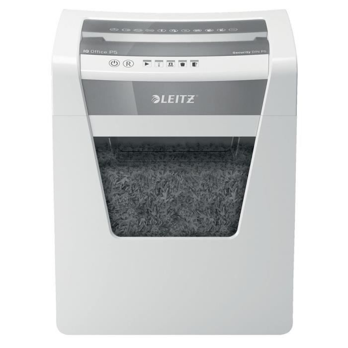Leitz Déchiqueteuse De Papier MicroCut IQ Office P5