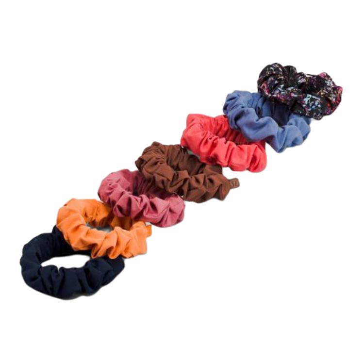 

Lululemon 7 Piece Set Polyester Spandex Hair Ties Women Accessories LW9DYLS Multicolor