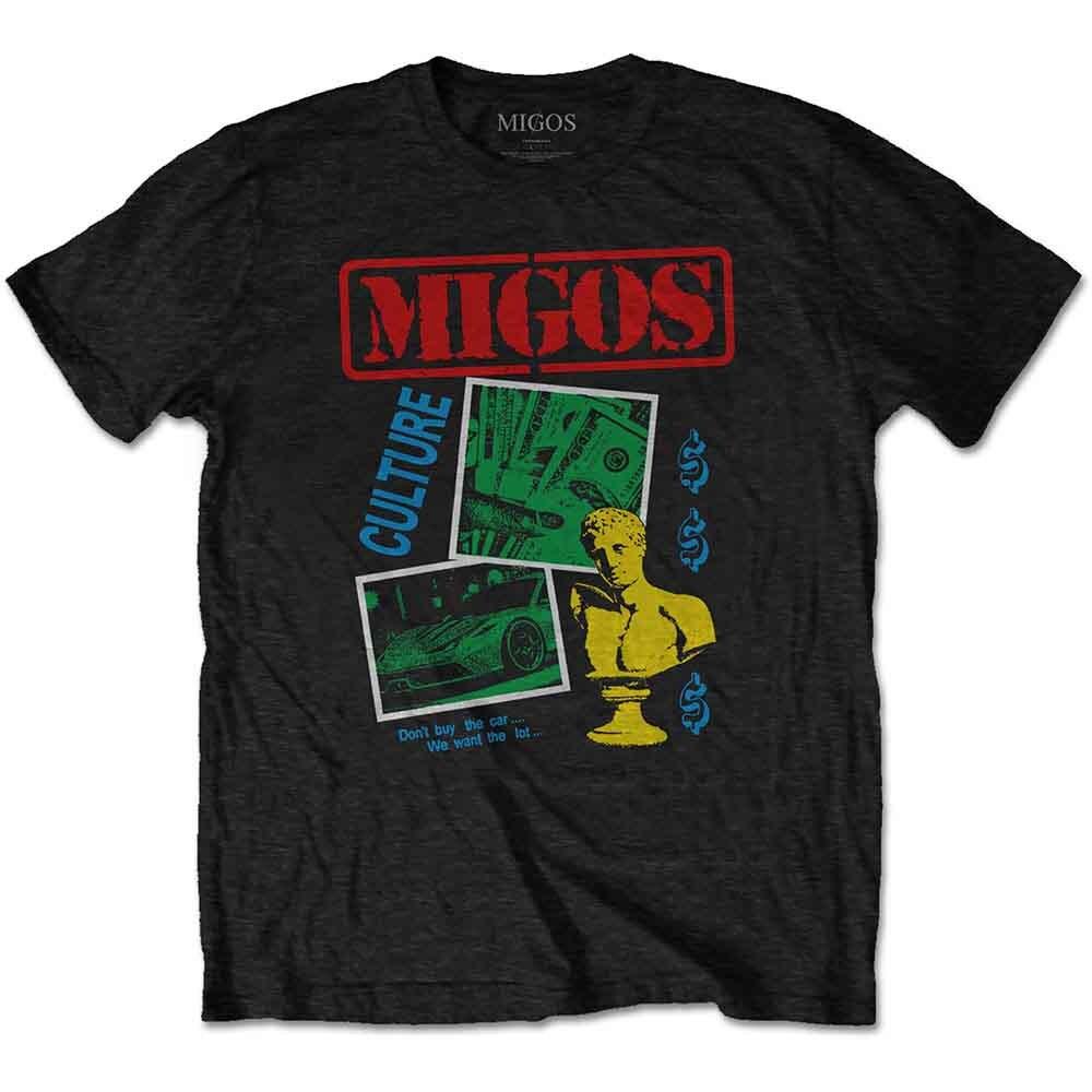 Migos Unisexs Migosts01mb01 TShirt Black Small (36 38)