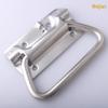 LS604 Stainless Steel 304 Folding Wood Box Aviation Case Hidden Handle