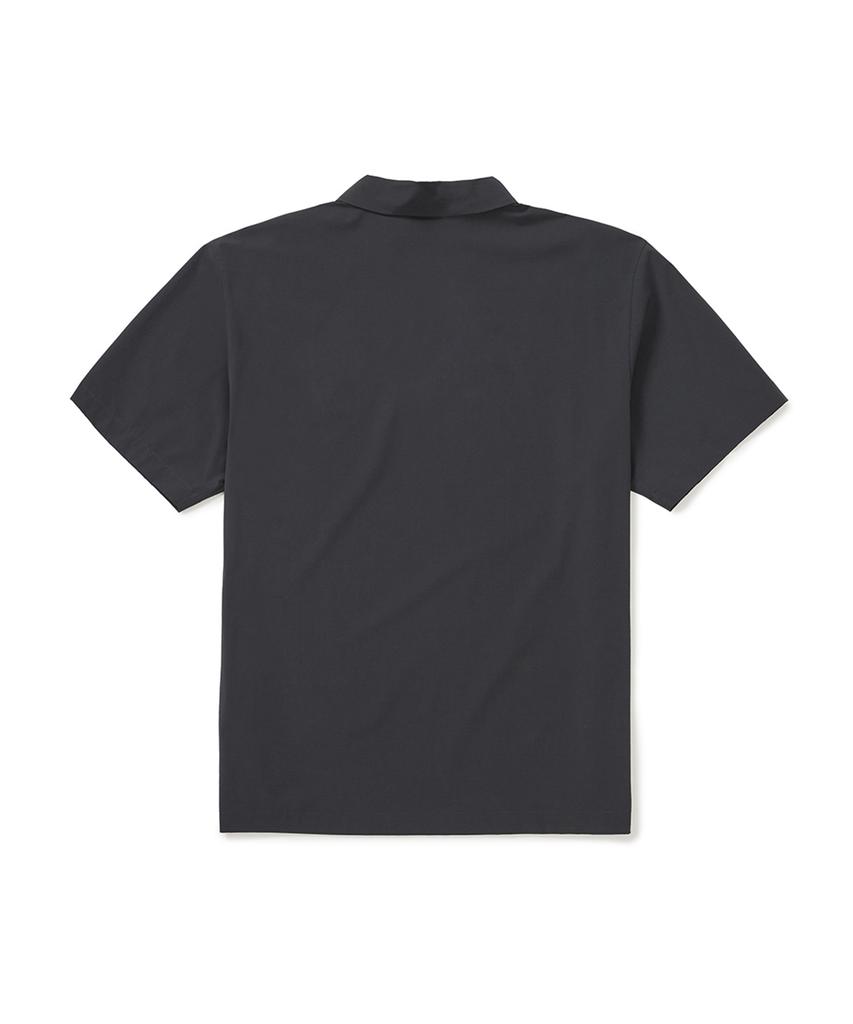 SNOWPEAK APPAREL Airdot Short Sleeve Polo Shirt (S25Mmtps34) Charcoal