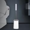 Cleaning Toilet Brush Household Bathroom Toilet Brush with Base Long Handle Set Bathroom Unclogging