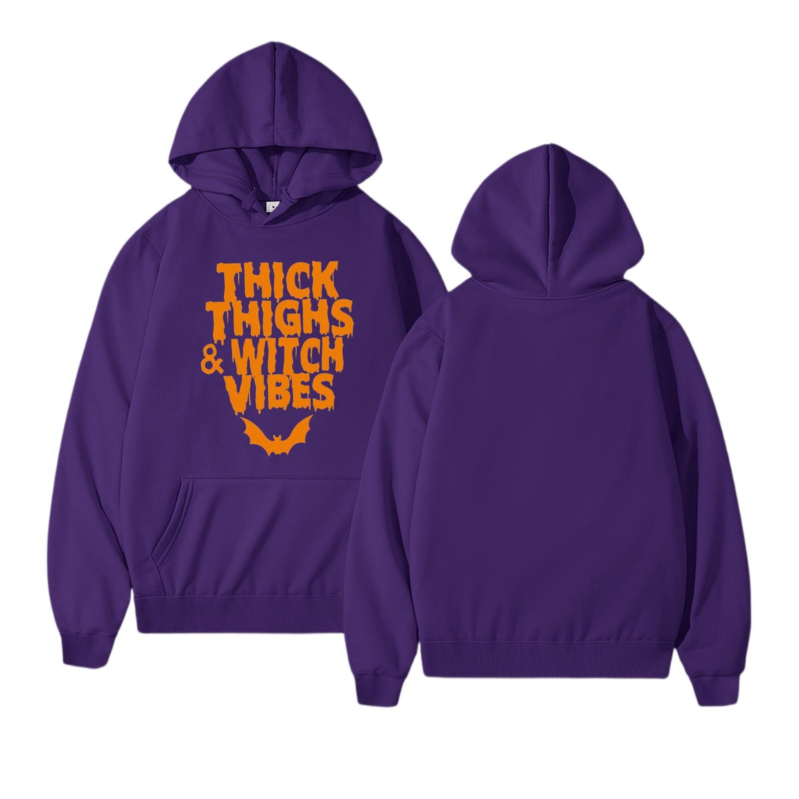 

Женские толстовки, осенняя мода, свитшоты с принтом, повседневная толстовка с длинным рукавом, свободная толстовка, осенняя толстовка M фиолетовый