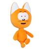 32cm Niedliche Kote Kitty Plüschpuppe Orange Cartoon-Katze Stofftier Weiches Anime-Zubehör Kinderzimmer Dekoration Geschenk