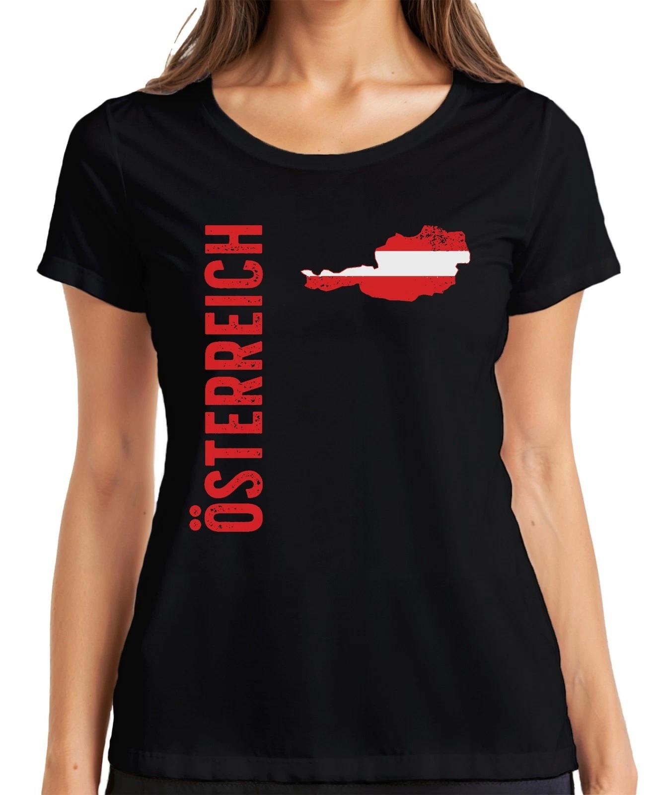 Österreich Fußball Fan Weltmeisterschaft Europameisterschaft EM Damen T-Shirt S
