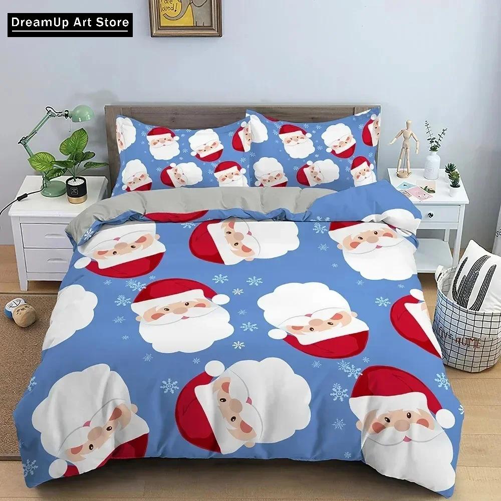 3D Print Fashion Merry Christmas Bedding Set Boys Girls Twin Queen Full Size Duvet Cover Pillowcase Bed Adult Bedroom