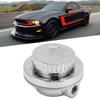 Manual 5 Psi Adjustable Fuel Regulator Kit for Carburetor Engines with 8mm/0.3" Fittings, Perfect for General Purpose Vehicle Modification
