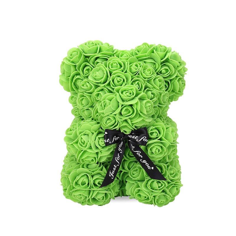 1 ST Kunstbloem Eeuwige Roos Teddybeer Moederdag Verjaardag Valentijnsdag Jubileum Cadeau Huisdecoratie