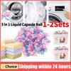 50-100PCS Laundry Beads Detergent 5 In 1 Liquid Capsule Ball Fragrance Beads Soft Clothing Diffuser Perfume for Washing Machine