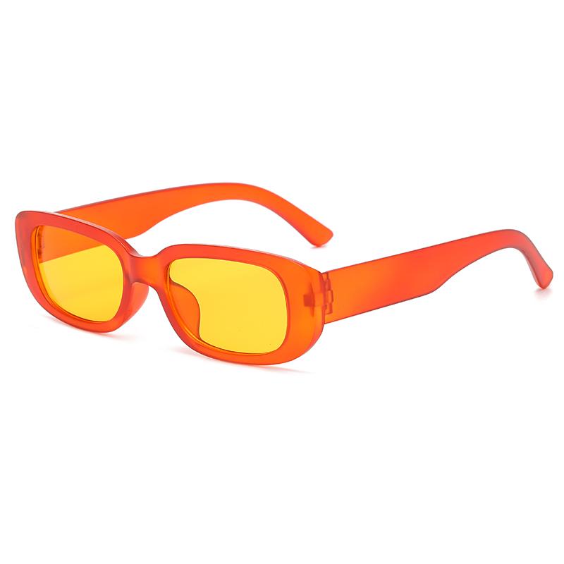 

Small Rectangle Frame Sunglasses For Women Men Clear Candy Color Y2K Fashion Sun Glasses Vintage Outdoor Eyewear UV400