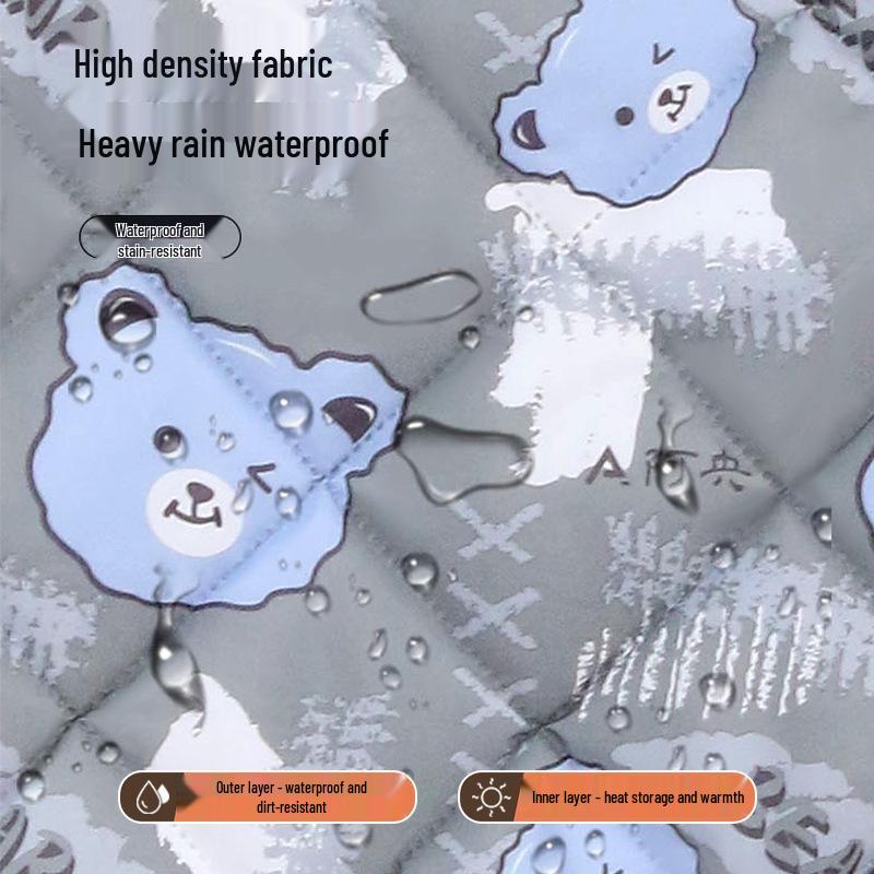 Thickened Fleece-Lined Electric Car & Motorcycle Windshield Quilt: Winter Waterproof Coldproof Cover