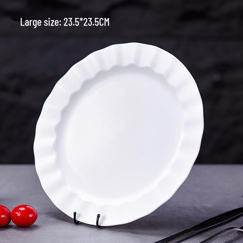 ZISIZ Stainless Steel Divided Serving Plate