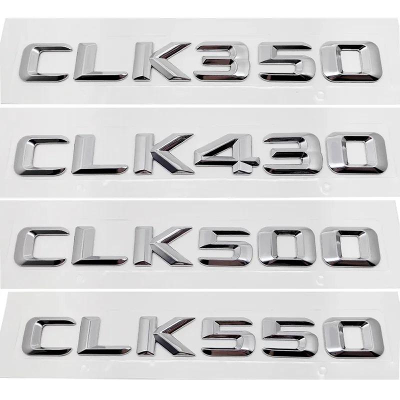 Old Style Metal ABS Car Emblem Sticker Tail Letter Badge for Mercedes Benz CLK Class CLK350 CLK430 CLK500 CLK550 Accessories