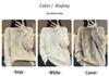 Women's 100% Pure Wool Crochet Loose Round-Neck Sweater - Heavy-Duty Trendy Base Layer
