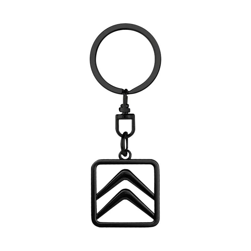 Metal Car Keychain Badge Key Chain Rings Car Accessories For Citroen C1 C2 C3 C4 C5 C6 C8 C4L DS3 DS4 DS5 LS DS6 Grand Picasso
