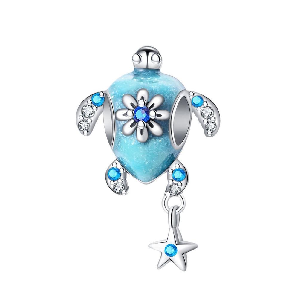 S925 Silver Glow In The Dark Beaded Butterfly Firefly Deer Pendant 925 Silver Bracelet DIY Jewelry Making Kit Accessories Set
