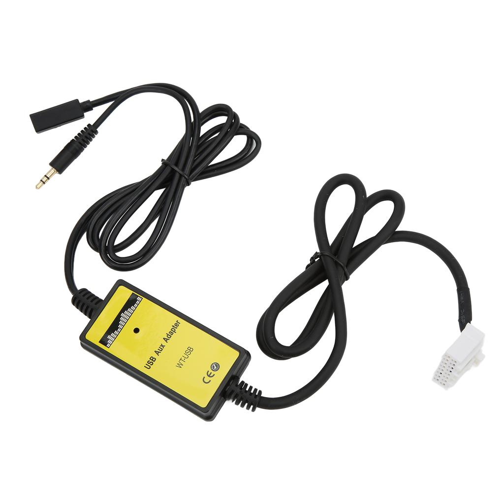 Car Audio Auxiliary Adapter USB Digital Music CD Changer Replacement for Mazda CX7 2007‑2008