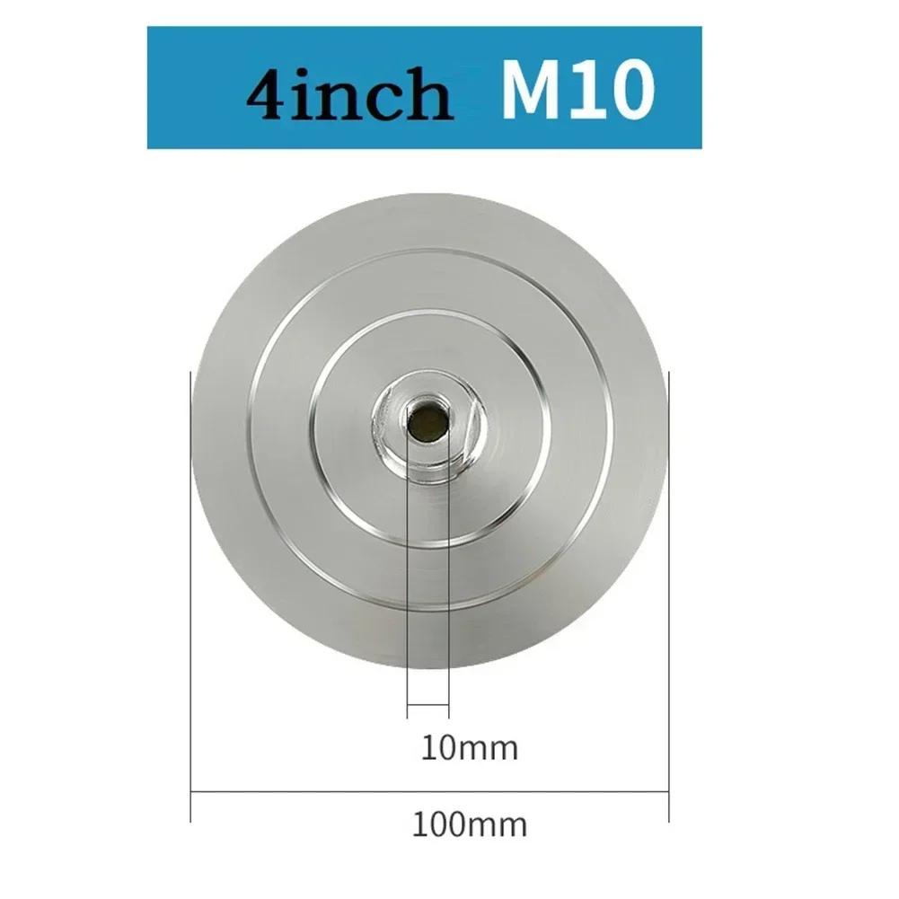 1Pc Diamond Polishing Pad 3/4inch Backer Pad Aluminum Base Backing Holder M14 M10 M16 Thread Connector Rod For Polisher Tools