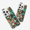 Colorful Butterfly & Green Plant Case for iPhone 16 Pro/16 Pro Max - Protective Cover