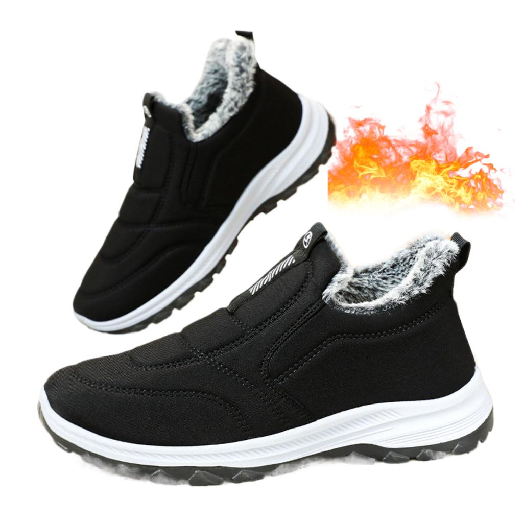 Warm Shoes, Winter Women's Shoes with Plush and Thick Boots, Large Size Short Boots, Unisex Shoes