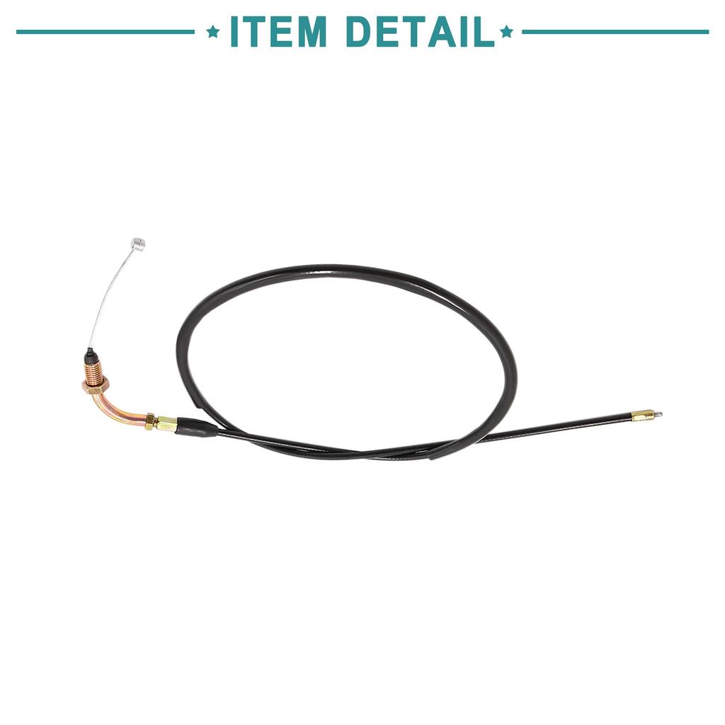 ACROPIX Coated Motorcycle Throttle Cable Wire Line Replacement 101cm Length for Ho nda Compatible with CG125 Black 1 Pcs