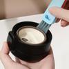 Flower Cup Cover Brush Cup Mouth Groove Gap Cleaning Brush Three-In-One Water Cup Brush Cleaning Bottle Straw Brush