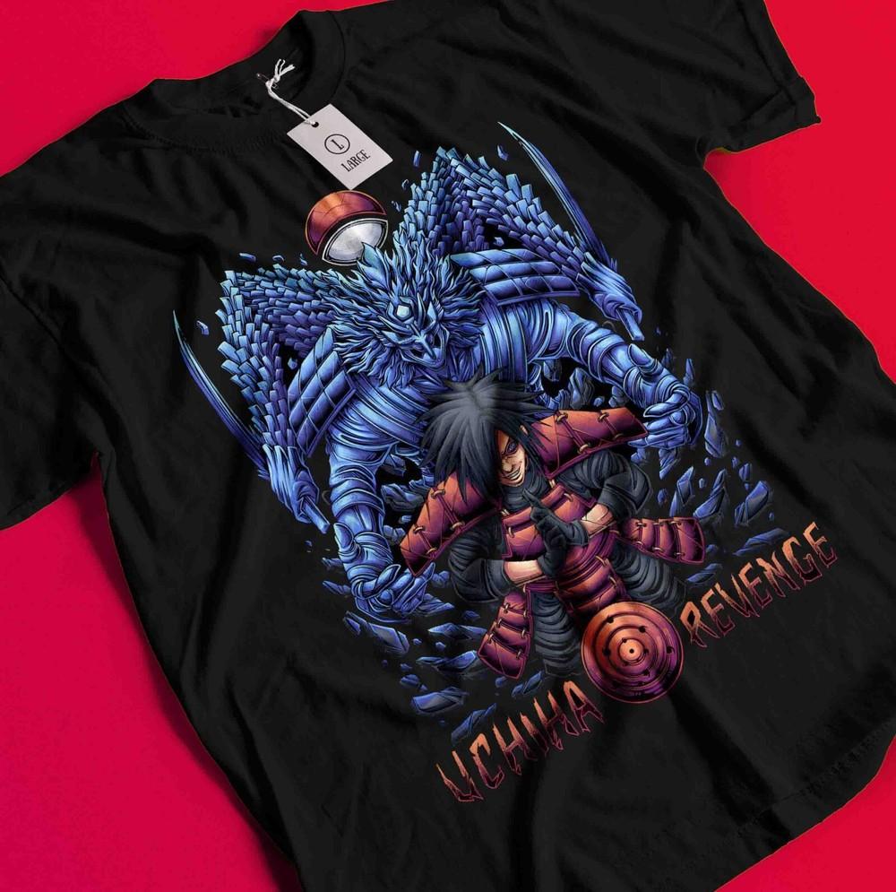 

Madara T-Shirt Naruto Tshirt Jiraya Shirt Itachi Uchiha Kakashi Hinata Anime Tee BB449 4XL