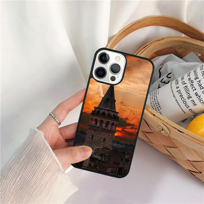 Turkey Istanbul Scenery Phone Case For iPhone 17 Air 16 15 14 11 12 13 Pro  MAX Plus Coque Cover Shell