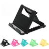 Mini Creative Portable Universal Folding Plastic Phone HolderPortable Tablet Holder Adjustable Flexible Folding Lazy Desktop Mobile Phone Stand Mount