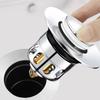 Universal Popups Drains Filter with Not Clog Basket Quick Drains Sink Strainer Upgrades for Kitchen & Bathroom Sinks