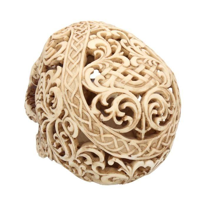 Decoratief object - nemesis_now - Keltisch schedelfiguur - 18,5 cm - hars - gotische stijl