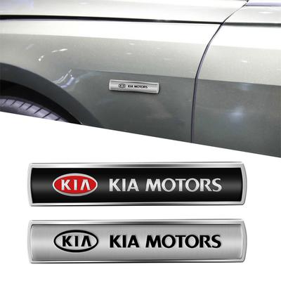 3D Metal Emblem Car Body Side Rear Trunk Fender Stickers Decoration For Sportage Rio Soul Picanto EV6 Cerato Niro Telluride Wszj80
